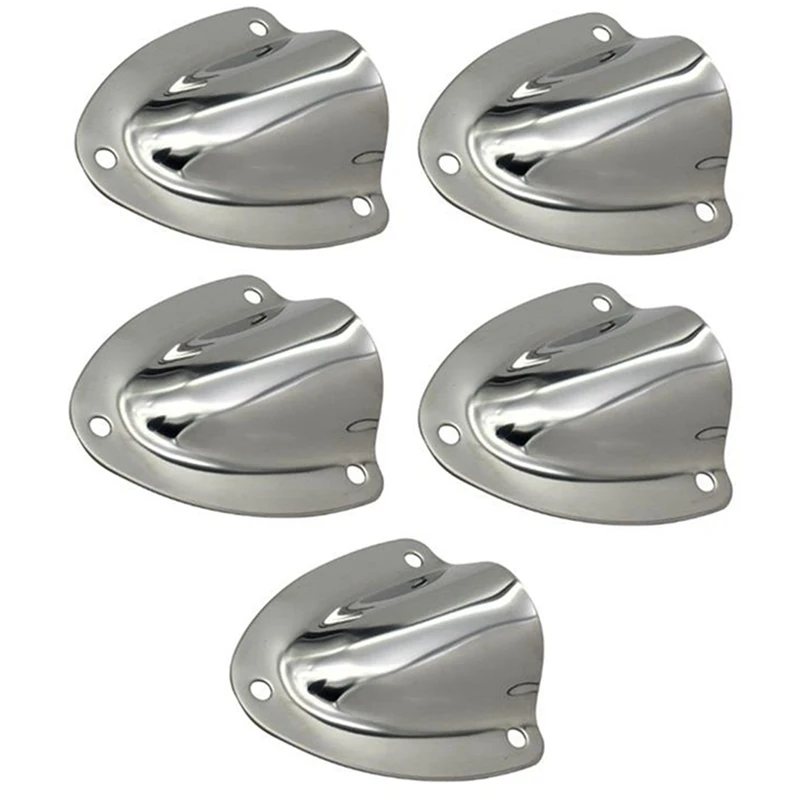 

10 PCS Marine Grade Stainless Steel Large Vent Clam-Shell For Yacht Boat Sailing Ship Accessory Marine Hardware