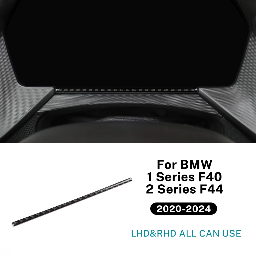 

Настоящая мягкая наклейка из углеродного волокна для BMW F40 F44 1 2 серии 2020 2021 2022 2023 2024 LHD RHD Автомобильная накладка на приборную панель спидометра