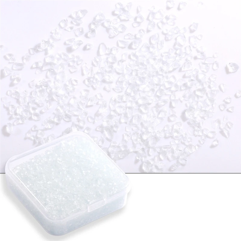 

80g/Box Broken Glass Sequins Suitable for Nail Art Decoration Resin Mold