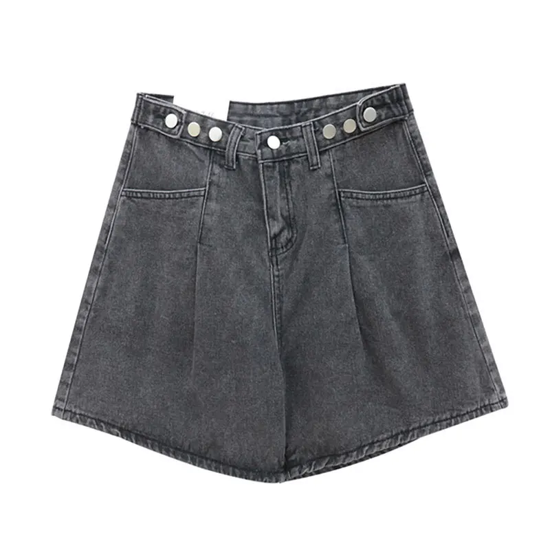 2023 Summer Hot New Korean High Waist Slim Denim Shorts