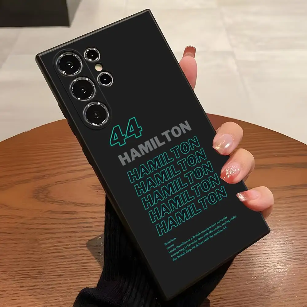 F1 Formula 44 16 Number Phone Case For Samsung S24 Ultra S22 S23 S20 Fe S21 Plus Galaxy A54 A34 A16 A53 A14 A13 Back Cover