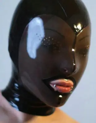 Mascarilla de látex hecha a mano para hombres y mujeres, máscara de malla con pequeños agujeros, ojos abiertos, Cosplay, hecha a medida