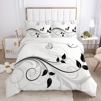 Bedding Set Duvet Cover Pillowcases Comforter/Quilt/Blanket Cover Luxury 3D HD Quality Printed Reactive Queen Single Leaf