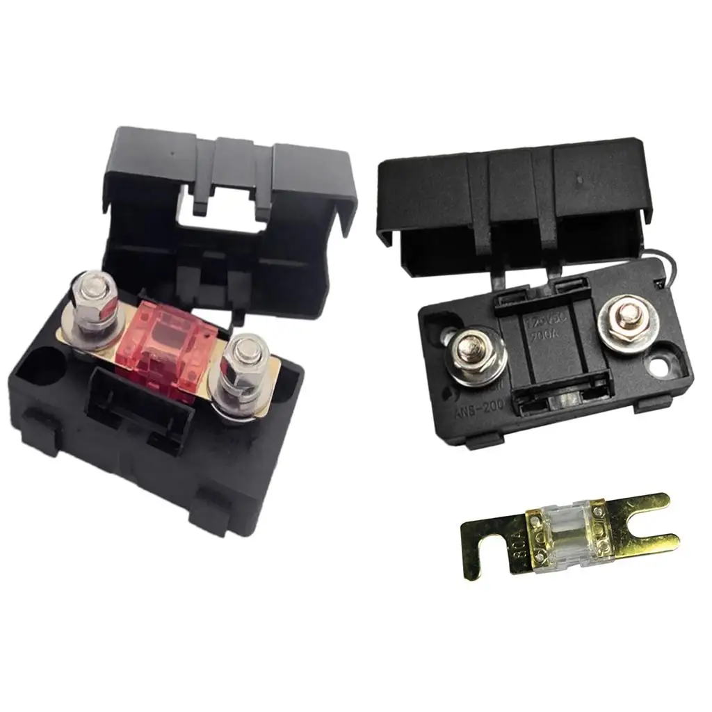 Heavy Duty ANS Midi Holder Unbreakable Base For RV Car 30A+80A | Fuses