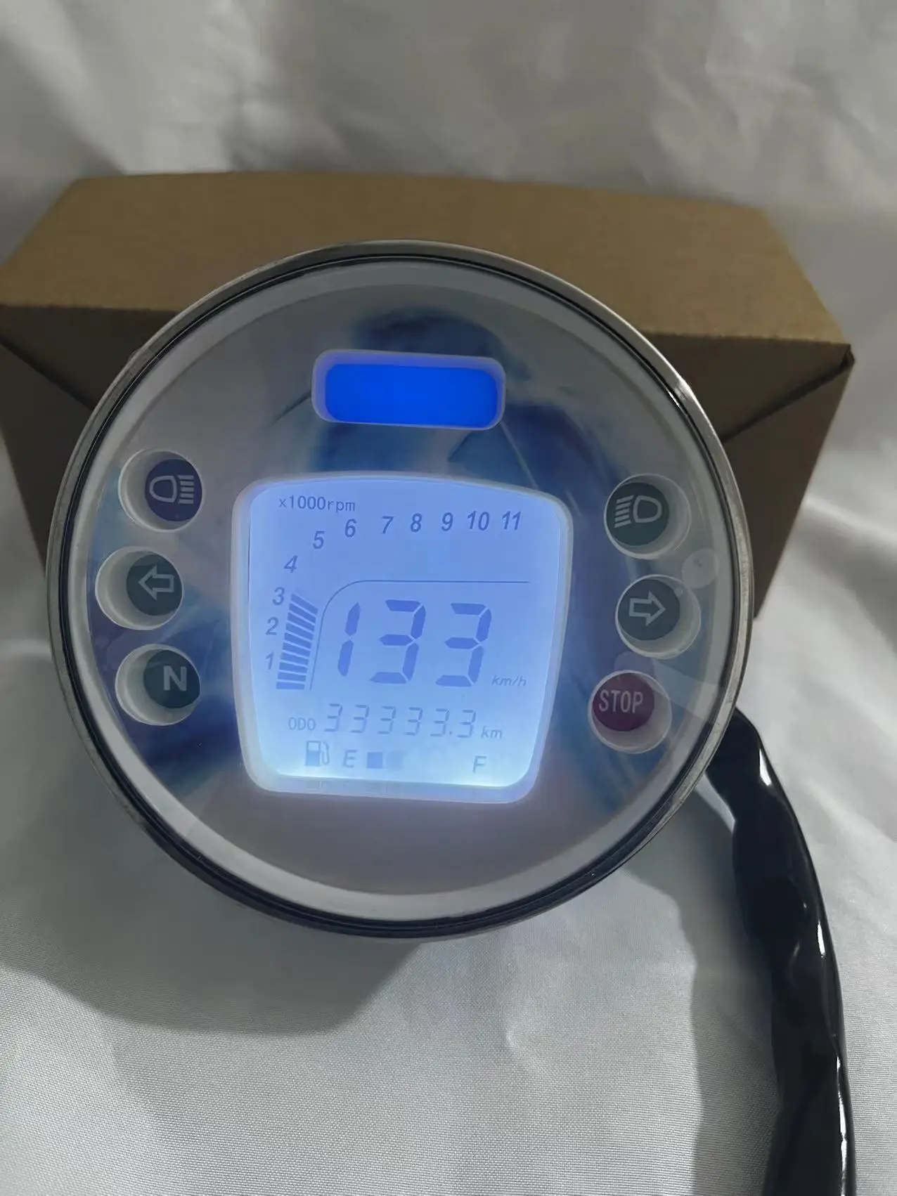 Цифровой круглый спидометр в сборе для Vespa PX80-200 PE Lusso ECs PX LML PX125 PX150 VBX VNX Stella Scooter