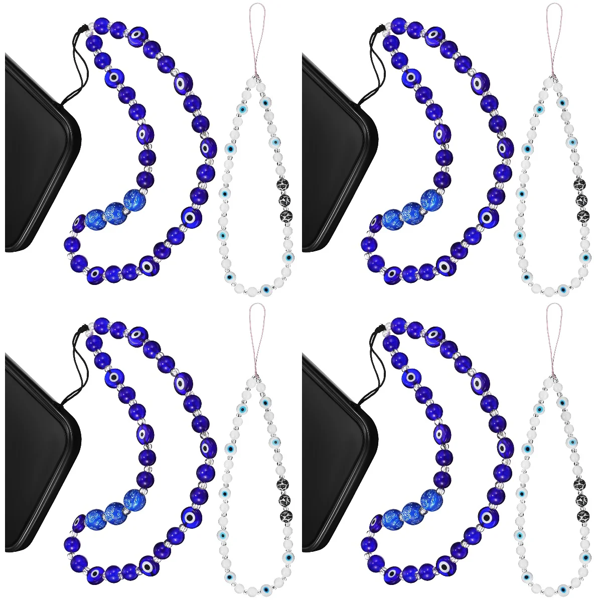 

Lanyard Phone Charms Lanyards Accessories Aesthetic Beads Evil Eye Straps Chain