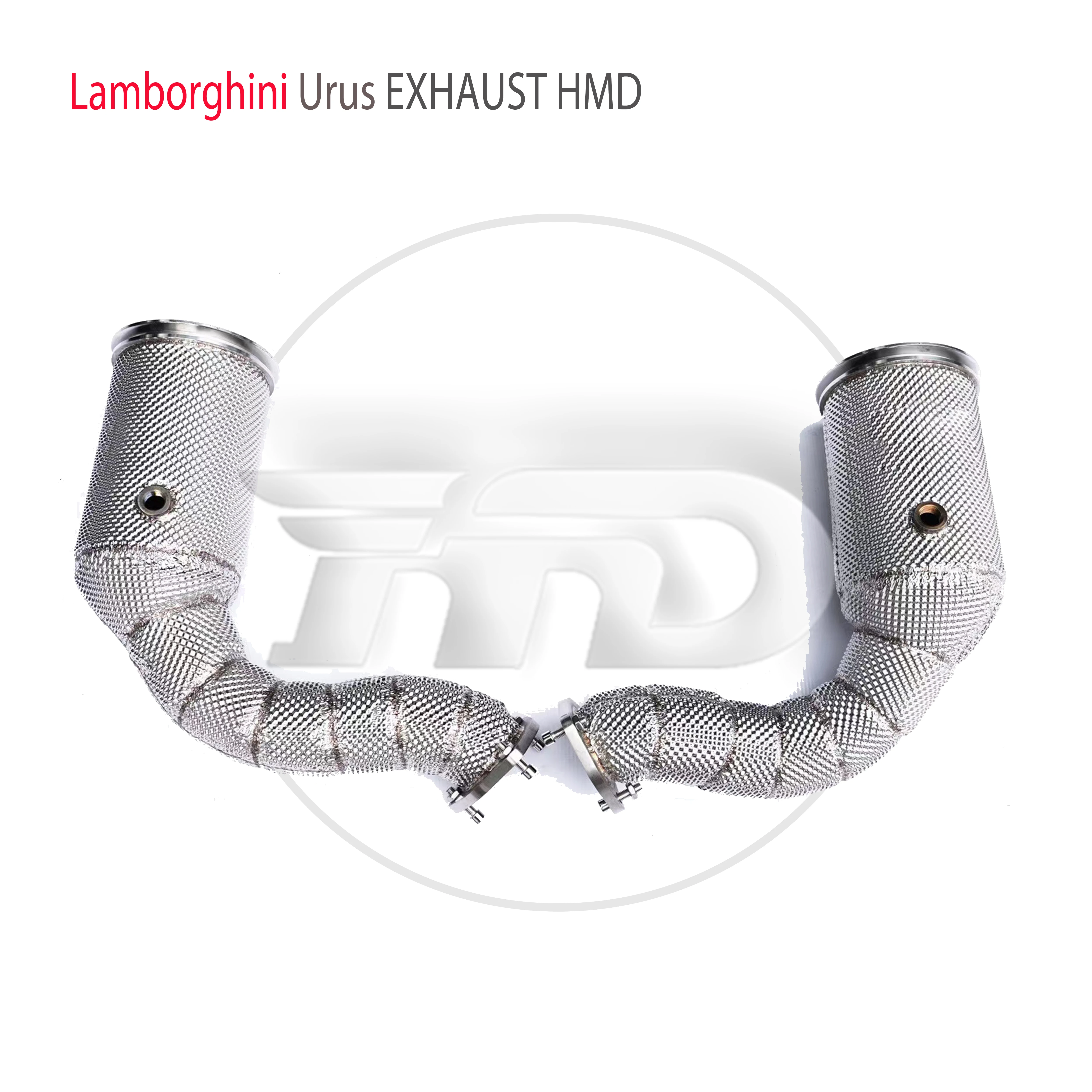 

HMD выхлопная система из нержавеющей стали с высокой производительностью потока, выхлопная труба для Lamborghini Urus, модификация автомобиля