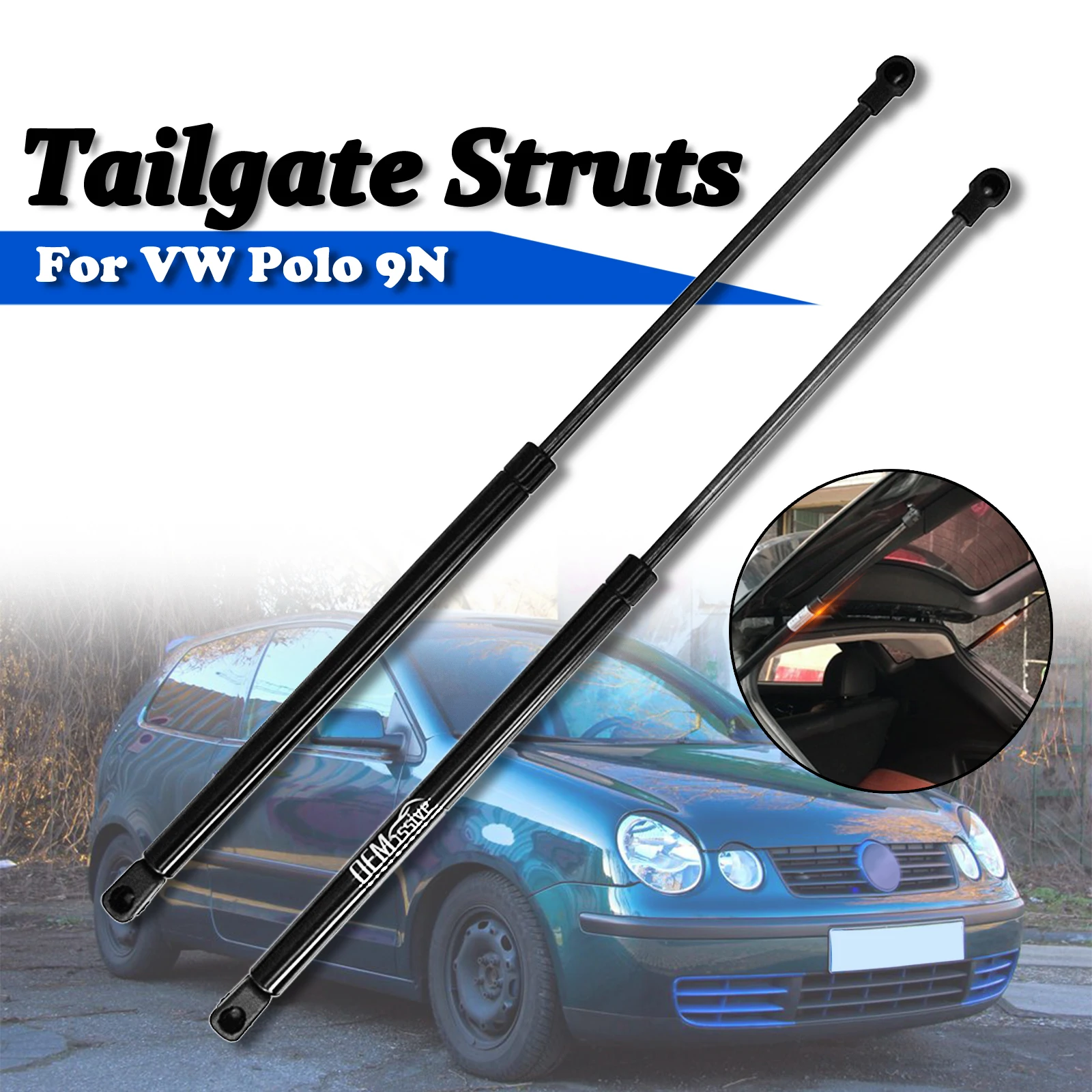 

2 шт., насадки на заднюю дверь Volkswagen Polo 9N Hatchback 2001-2009