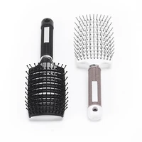 2022 new straightening plastic hair comb professional hair scalp massage hair brush for women
