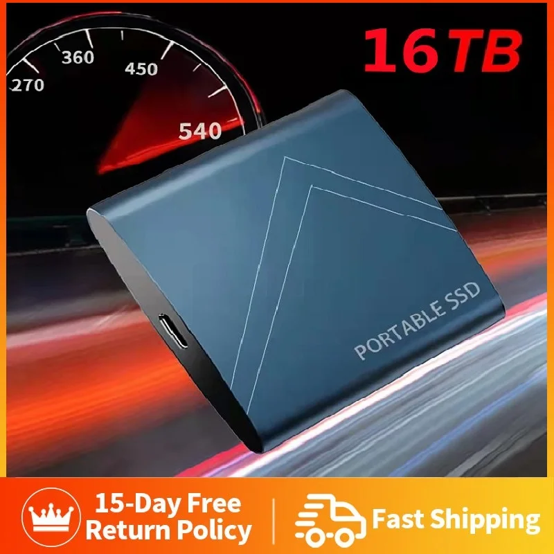 

16TB 8TB SSD External Hard Drive Solid State Drive Portable Original Storage Device Hard Drive USB 3.1 Mobile Hard Drive Disk