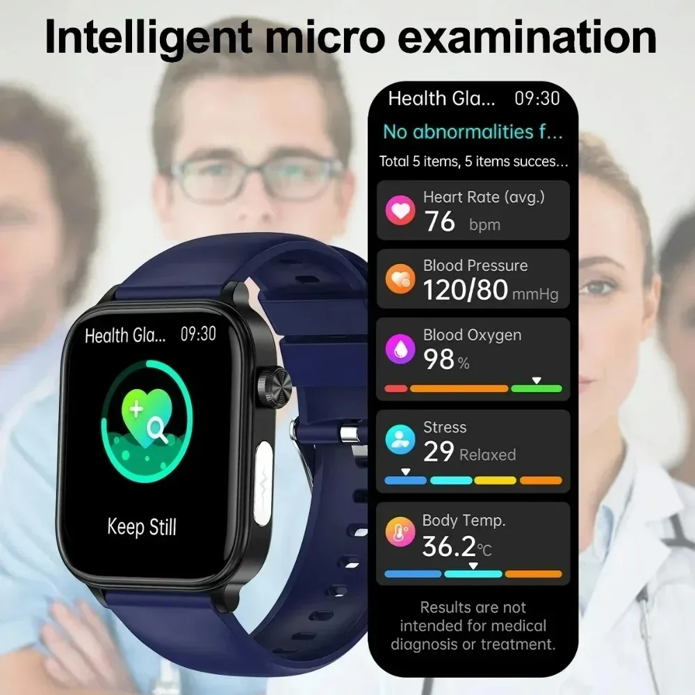 Фото 2026 Xiaomi Redmi Watch 6 Global Version: умные часы с функцией измерения уровня мочевой кислоты, мониторингом сердечного ритма и артериального давления, Bluetooth-звонками, для мужчин и женщин. №5