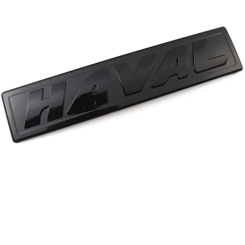 

Для Haval F7 II 2024 2025 2-го поколения, передний значок для стайлинга автомобиля, передняя решетка, черный логотип, автомобильная внешняя модификация, аксессуары