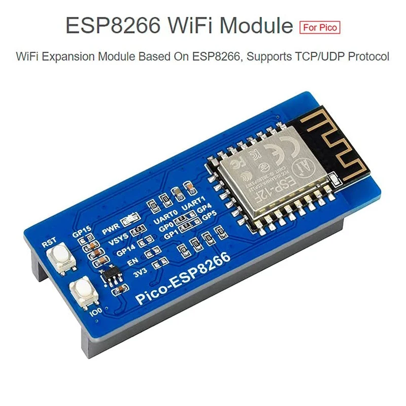 ESP8266 модуль Wi-Fi для Raspberry Pi Pico поддерживает STA AP + режим TCP/UDP |