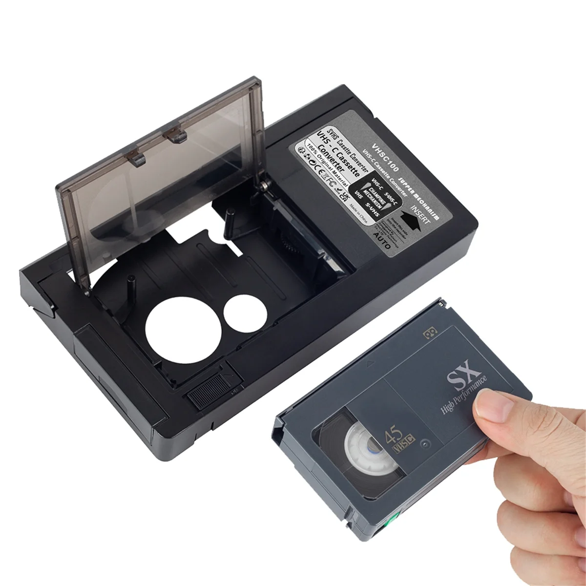 Кассетный адаптер VHS-C для JVC RCA Panasonic SVHS не 8 мм/MiniDV/Hi8