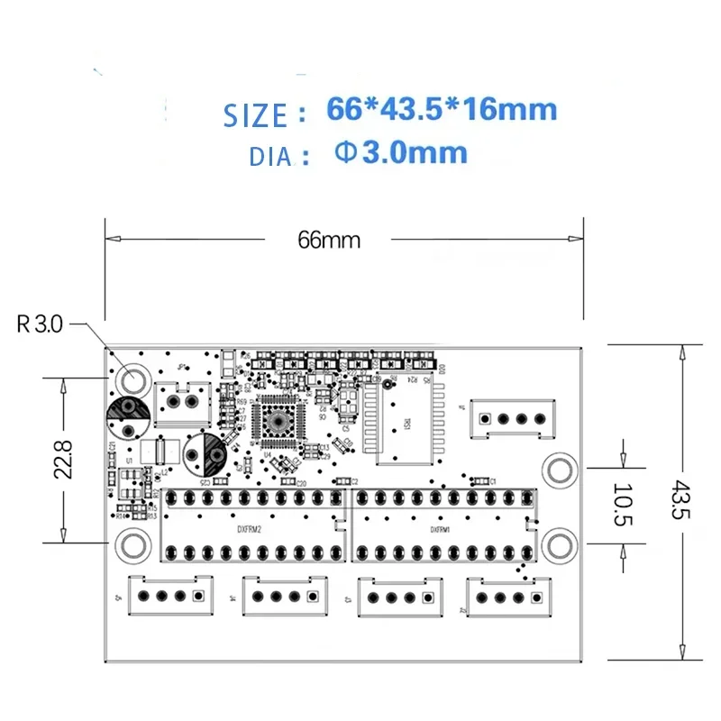 Fast switch mini 5 port ethernet TAP 10 / 100mbps network HUB pcb module board for system integration