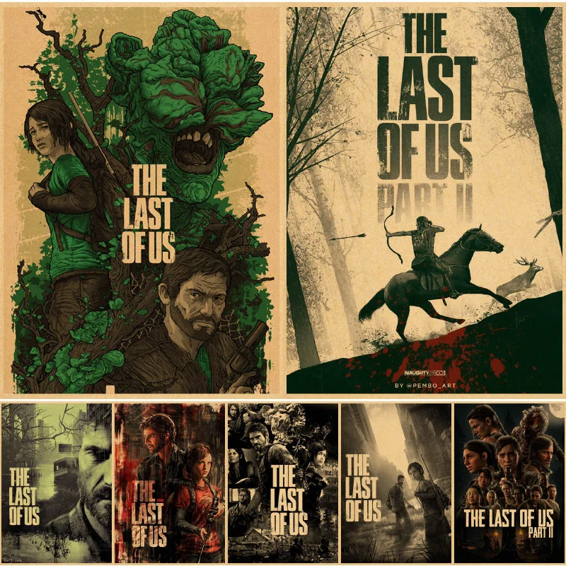 

the Last of Us Wall posters schilderij plakaty affiche murale obraz Wall posters anime bedroom decor plakaty pictures art print
