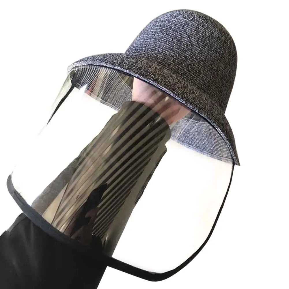 

Security Face Shield Women Isolation Hat Outdoor Dustproof Epidemic Prevention Bucket Cap Anti Droplets Eye Protection Shopping