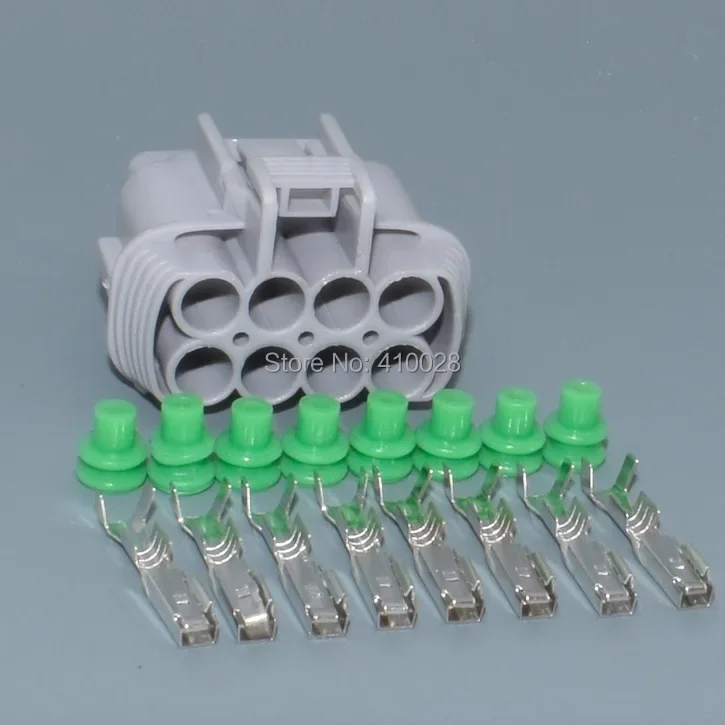 Shhworldsea 6188-0738 6918-1780 6185-1179 8-контактные лезвия папа и мама для Nissan 240sx 95-98 серые