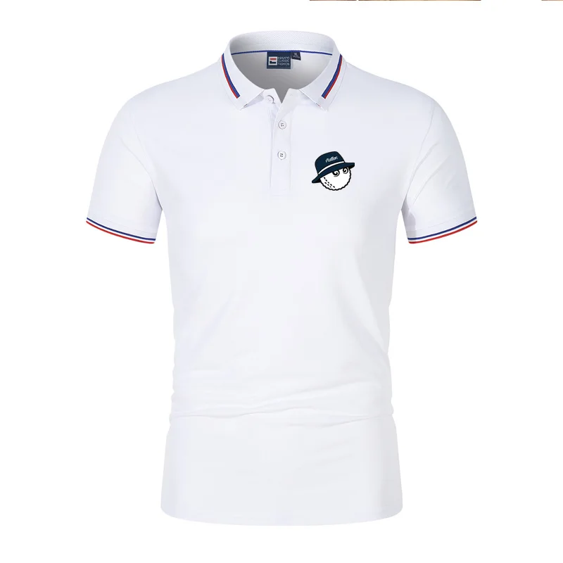 

2023 Malbon Golf Wear Men's T-shirt Summer Men's Golf Shirt Quick-drying Breathable Polo Short Sleeve Tee Men Horse T-shirt Top