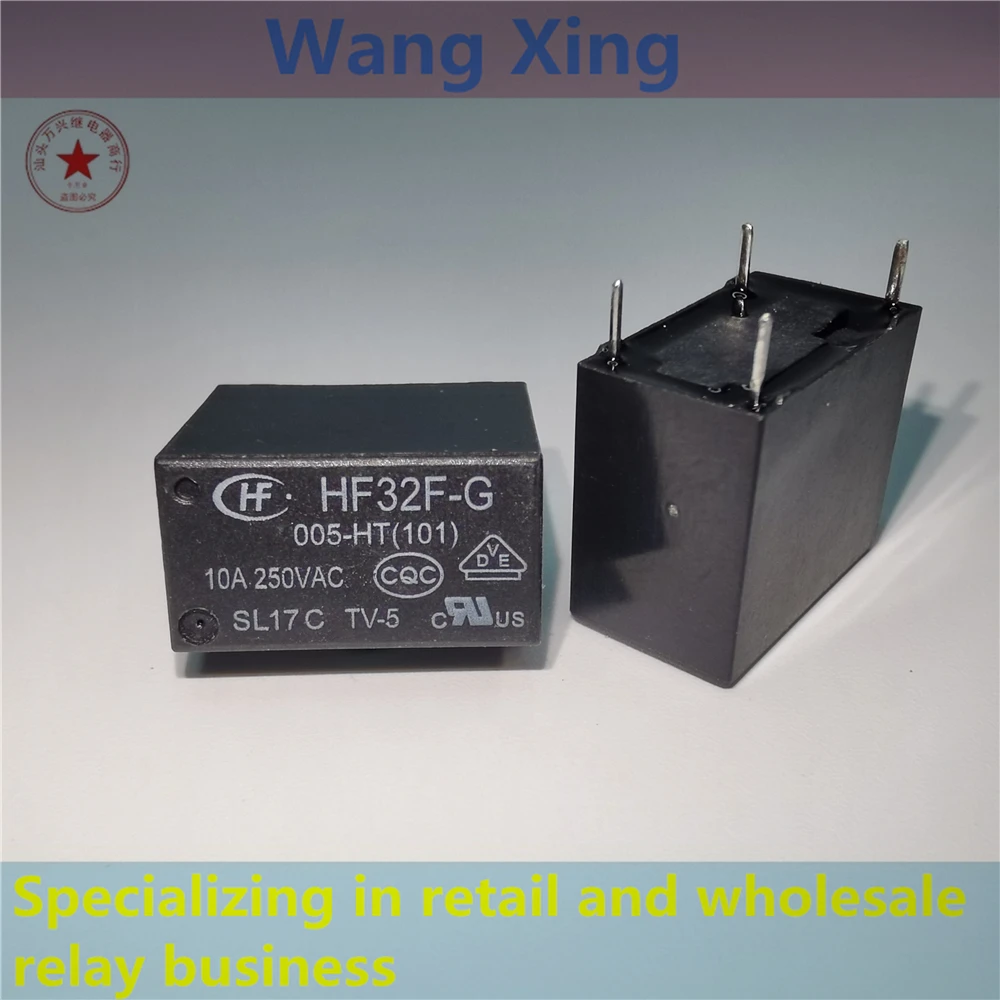 HF32F-G 005-HT(101) 012-HT(101) 024-HT(101) Реле электромагнитной мощности с 4 контактами