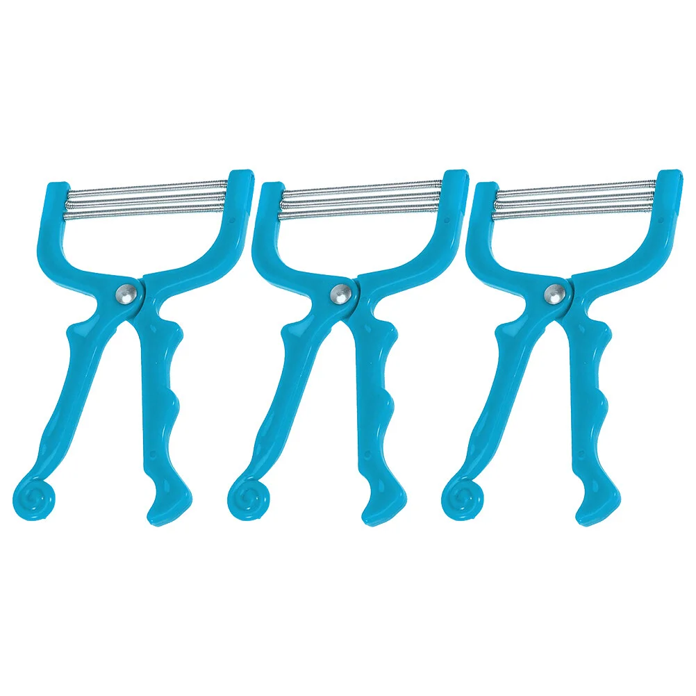 

3 Pcs Facial Hair Remover Men's Grooming Trimmer Skin Care Tool Manual Epilator Women Supplies Stainless Steel Spring Miss