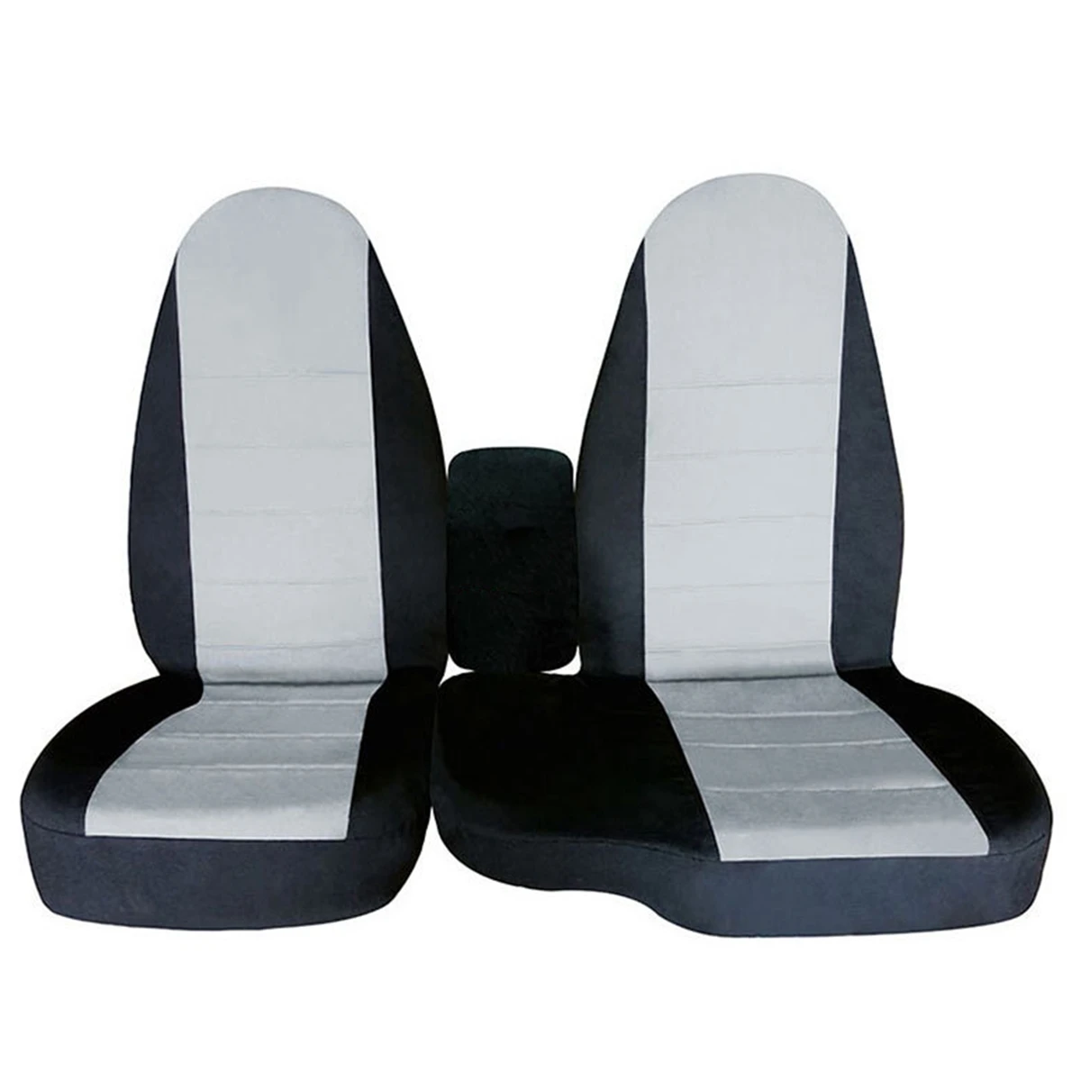 

2PCS for 60/40 High Back Cover Front Car Cover Cushion No Armrest Cover 1998 -2003 Light