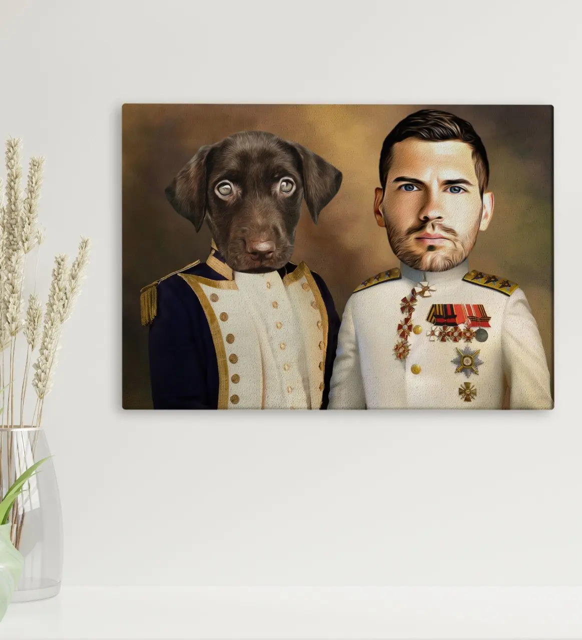 

Pet Dostlara Custom Portrait Canvas Table 30x50cm-34