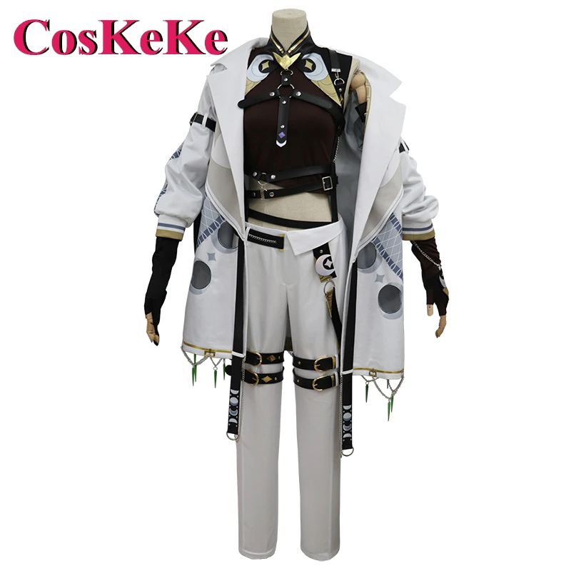

CosKeKe [Customized] Kuya Cosplay Anime Game Nu: Carnival Costume Handsome Combat Uniforms Halloween Party Role Play Clothing