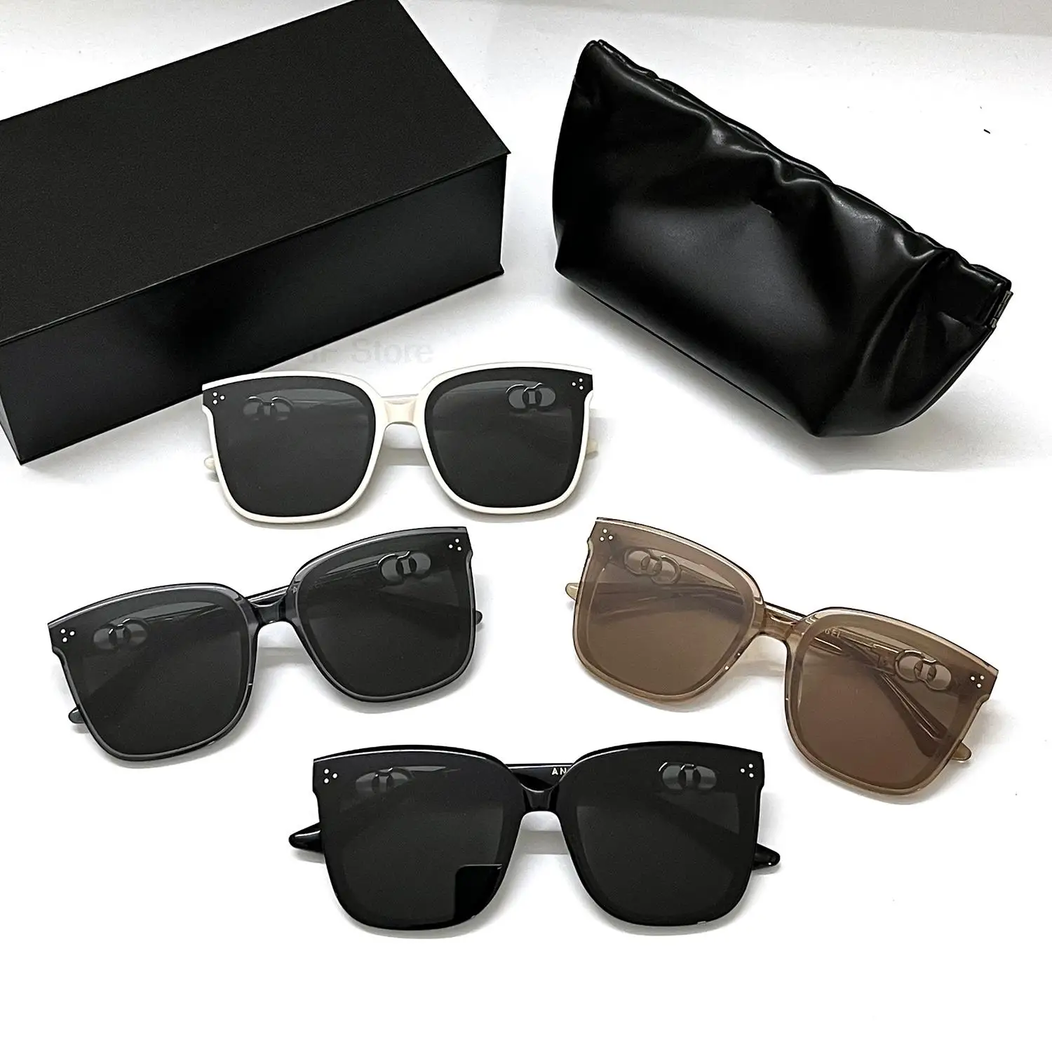 

2022 GM New Style Luxury Brand JENNIE ANGEL Sunglasses Men Fashion Lady Women Vintage Acetate Polarized Sunglasses UV400