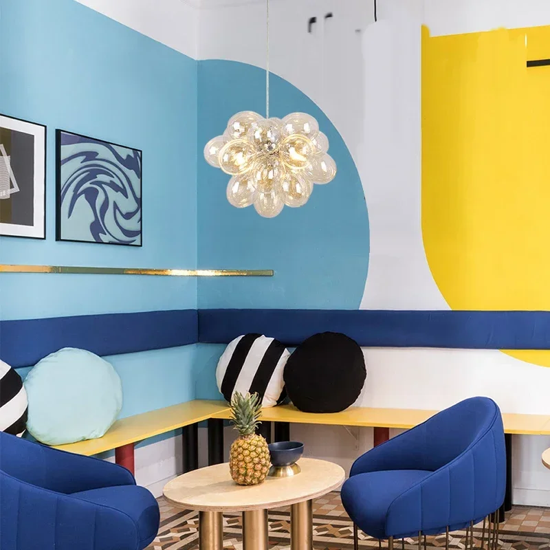 Креативные современные светодиодные люстры прозрачный подвесной светильник из