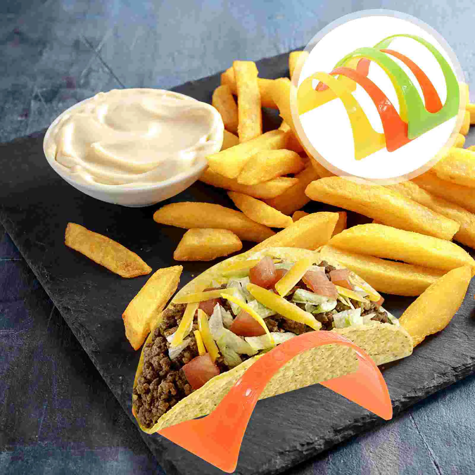 

Taco Holder Rack Stand Tray Pancake Shell Mexican Stands Baking Serving Tortilla Kitchen Holders Truck Shells Hard Tuesday Soft