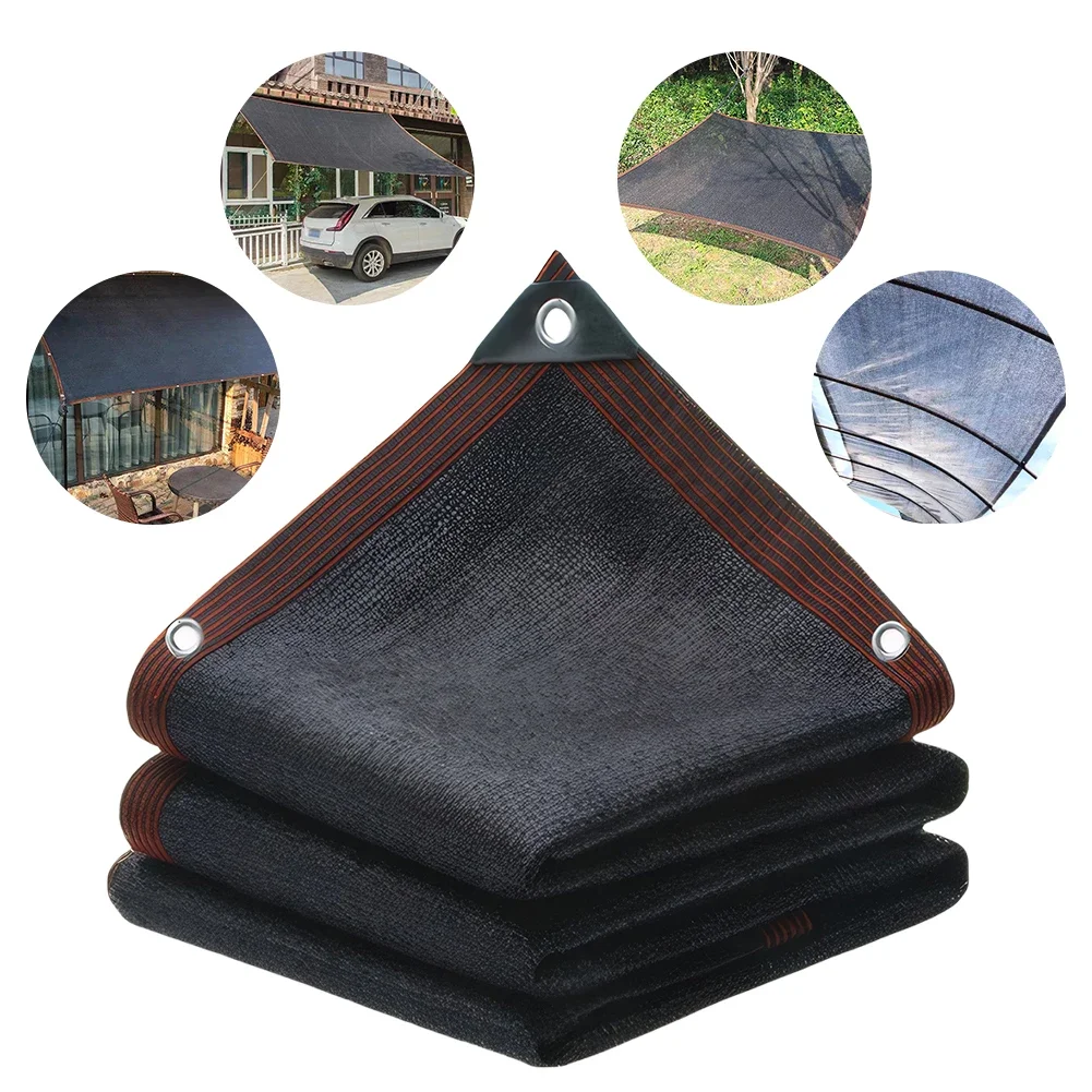 50% Черная Солнцезащитная Сетчатая Ткань С Прокладками Прочная Сетка Breezy Garden Для