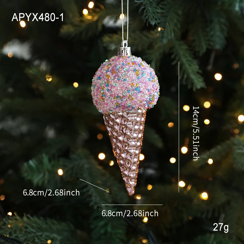 Рождественский кулон с мороженым MOONBIFFY