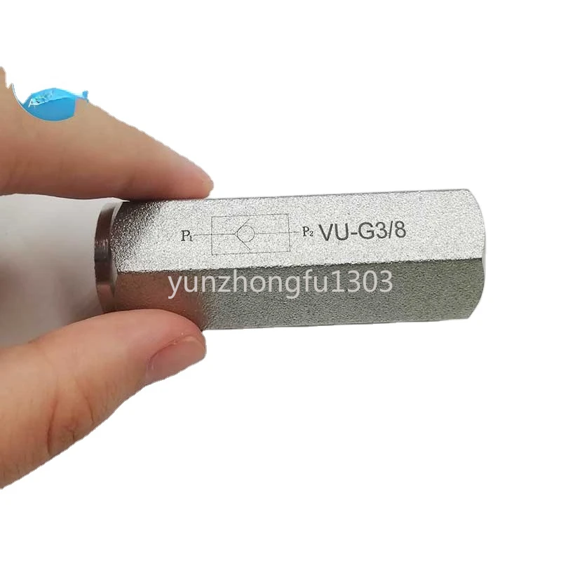 

VU-G3/8 V type straight through check valve