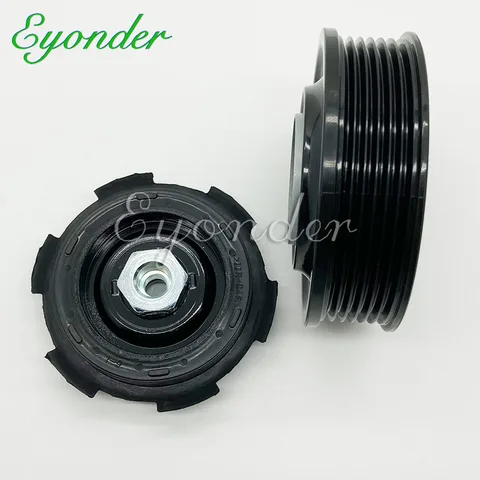 Кондиционерный Компрессор AC A/C, шкив сцепления 7s17c для VW TRANSPORTER AMAROK 2,0 MULTIVAN VI 7E0820803 7E0820803D - изображение