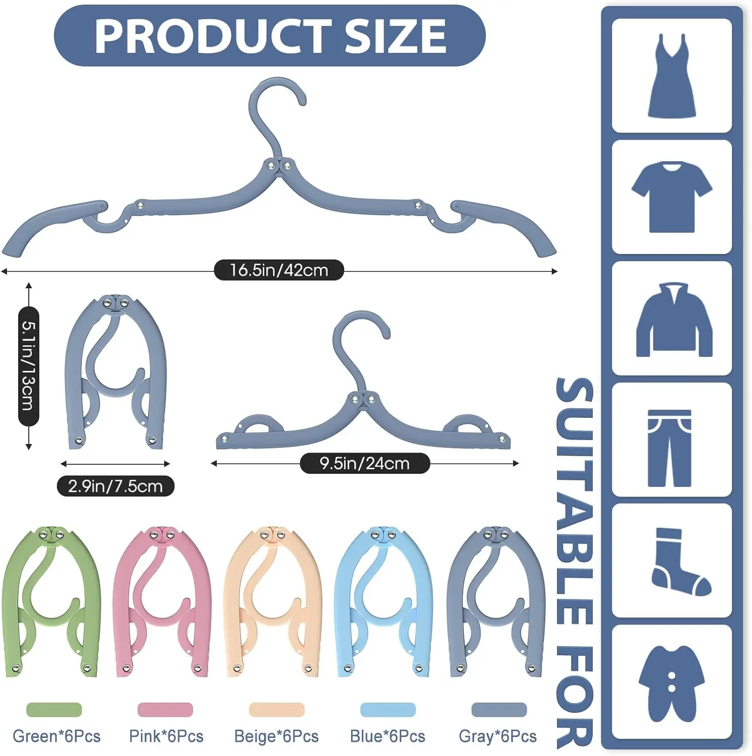 

Набор Из 30 Портативных Складных Вешалок Для Путешествий, Пластиковые Сушилки Для Одежды, Незаменимые Аксессуары Для Поездок