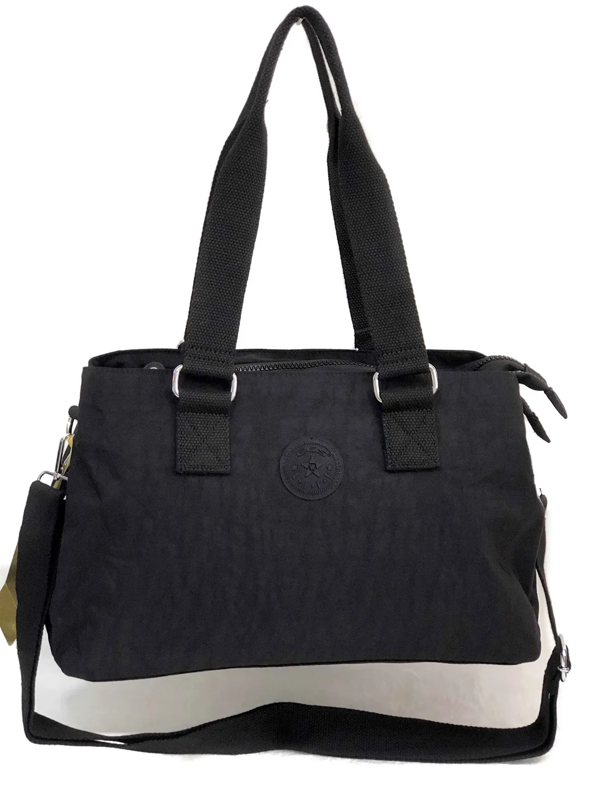 

Ççs women kırınkıl fabric shoulder bag SIZE 36CM 24CM BLACK