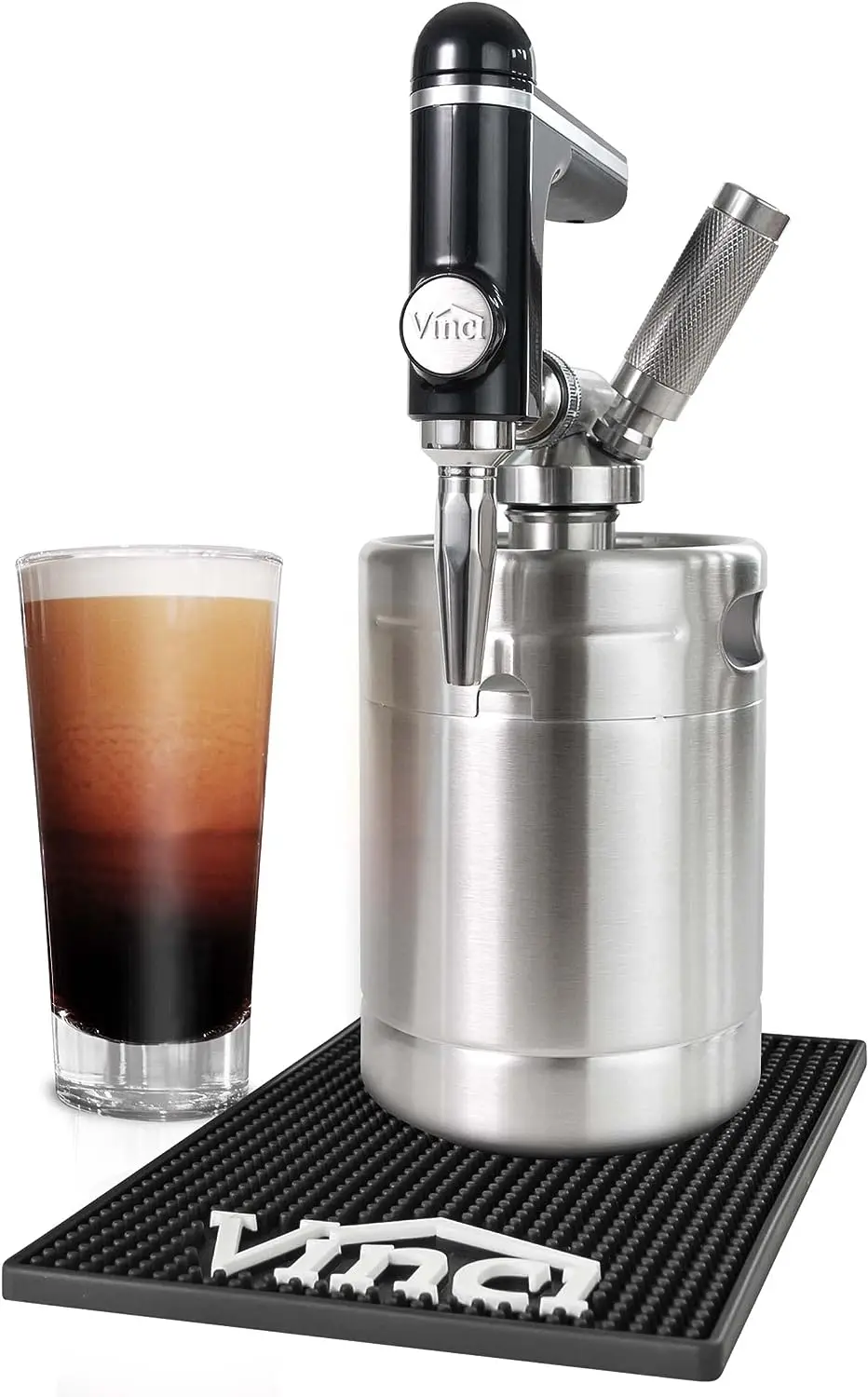 Cold Brew Maker Stainless Steel  Brew Nitrogen Infusion Coff