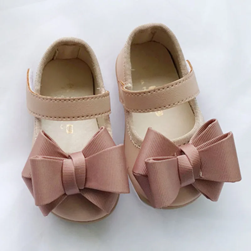 2022 весенняя обувь для младенцев милая универсальная модная на липучке с бантом