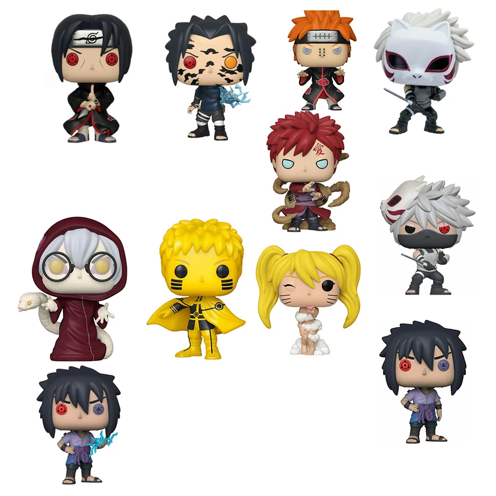

NEW! sasuke kurama ITACHI KAKASHI HOKAGE TSUNADE GAARA OROCHIMARU with box Figure Toys Collection model toy for children