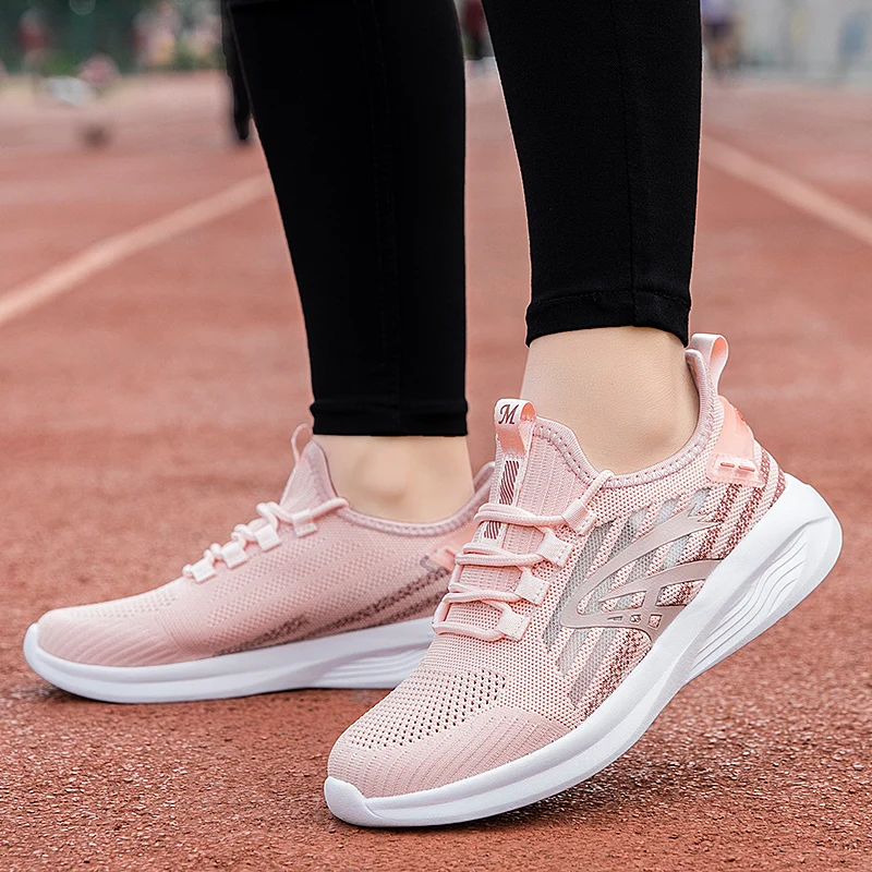 2023 Sneaker Shoes for Women Spring And Summer New Fashion Comfortable Walking Shoes Non Slip Soft Sole Elderly Shoes for Women