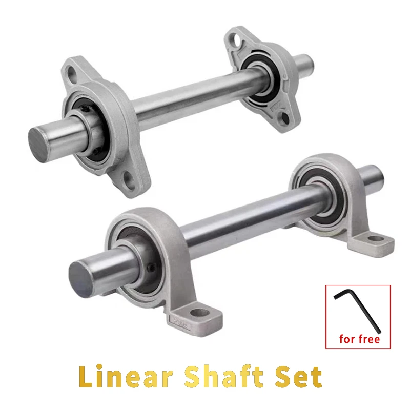 

Оптическая ось линейный рельсовый вал OD8/10/12/15/16/17/20 мм + 2 шт. из цинкового сплава отверстие шарикоподшипник опорный монтажный блок поддержка KP08/KFL08