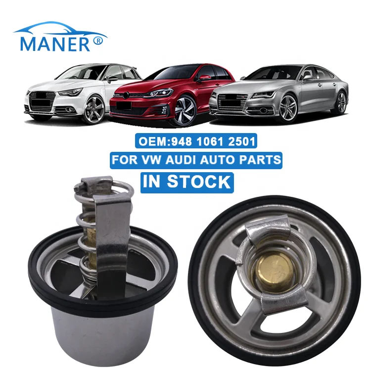 

MANER cooling system 94810612501 Auto part Engine Coolant Thermostat For Au-di vw