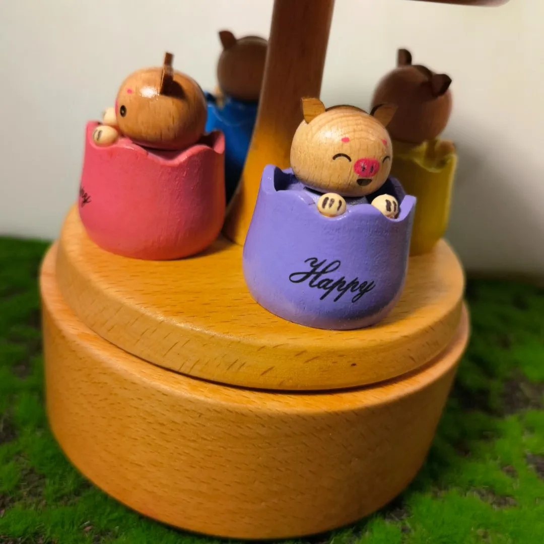 Деревянная музыкальная шкатулка сделай сам подарок на день рождения Рождество