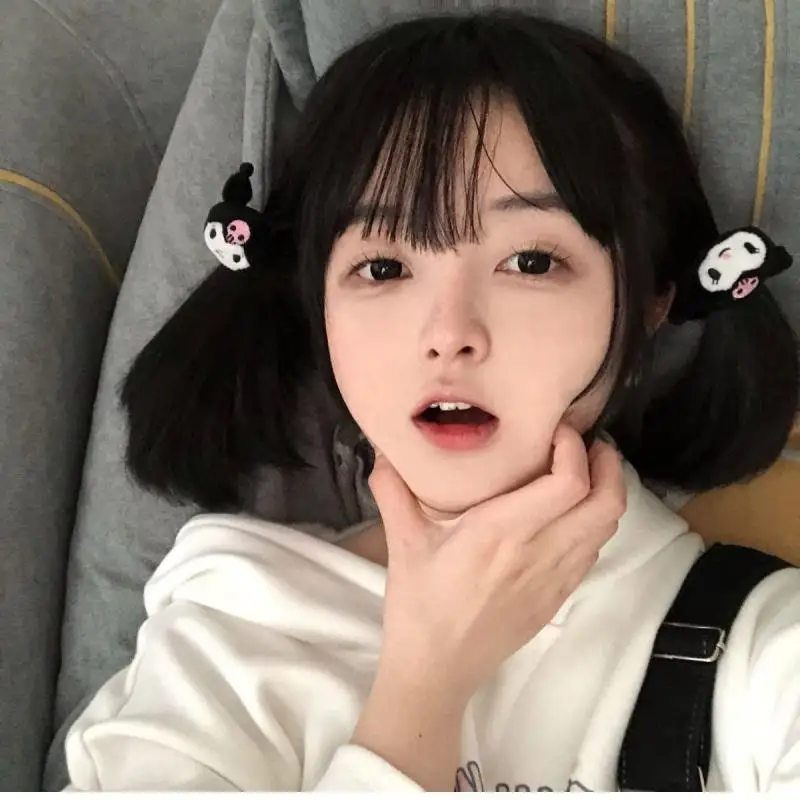 

Kawaii Sanriod аниме хобби Kuromi Cinnamoroll My Melody резинка для волос трехмерная кукла резинка для волос