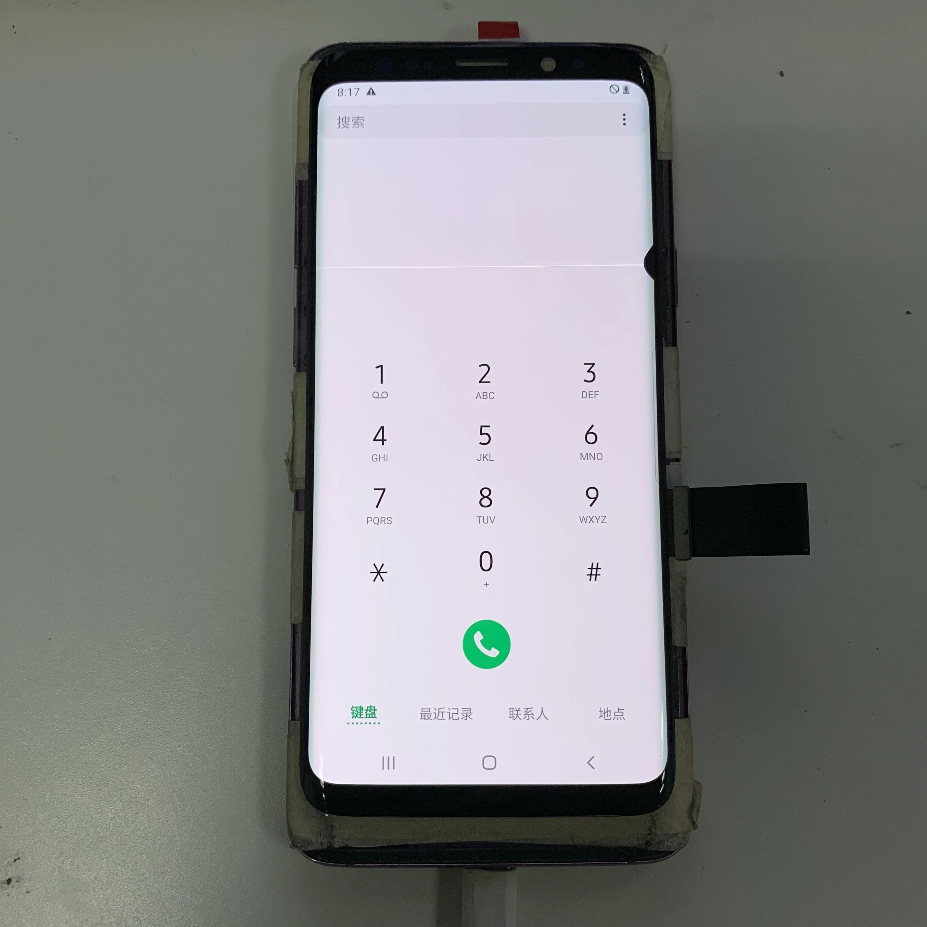 Оригинальный дефект Линия точки Ожог для Samsung Galaxy S9 ЖК-дисплей Сенсорный экран Дигитайзер G960F G960U G960W Без рамки.