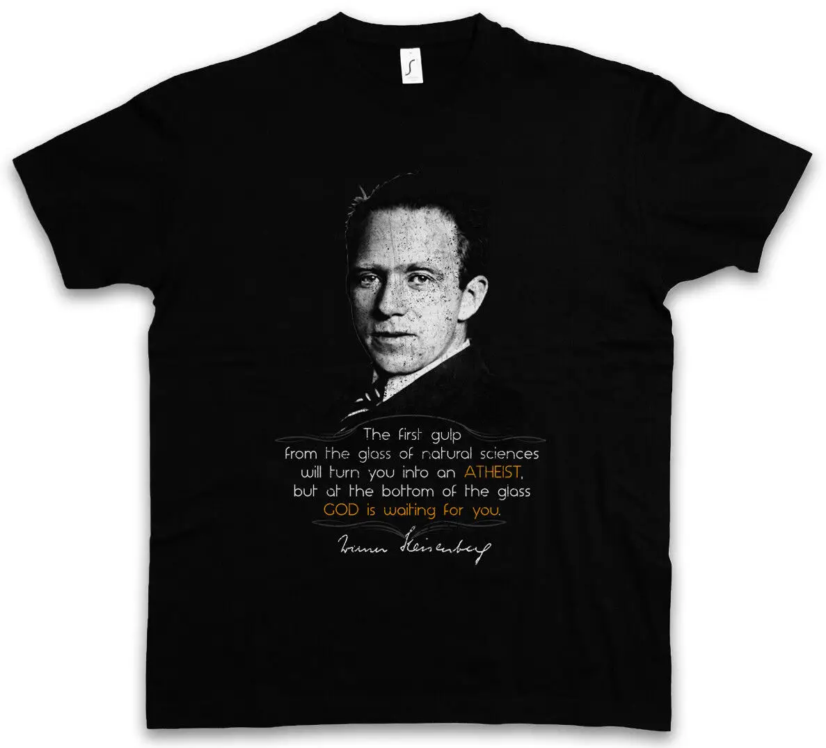 Футболка с длинным или коротким рукавом WERNER HEISENBERG THE FIRST GULP
