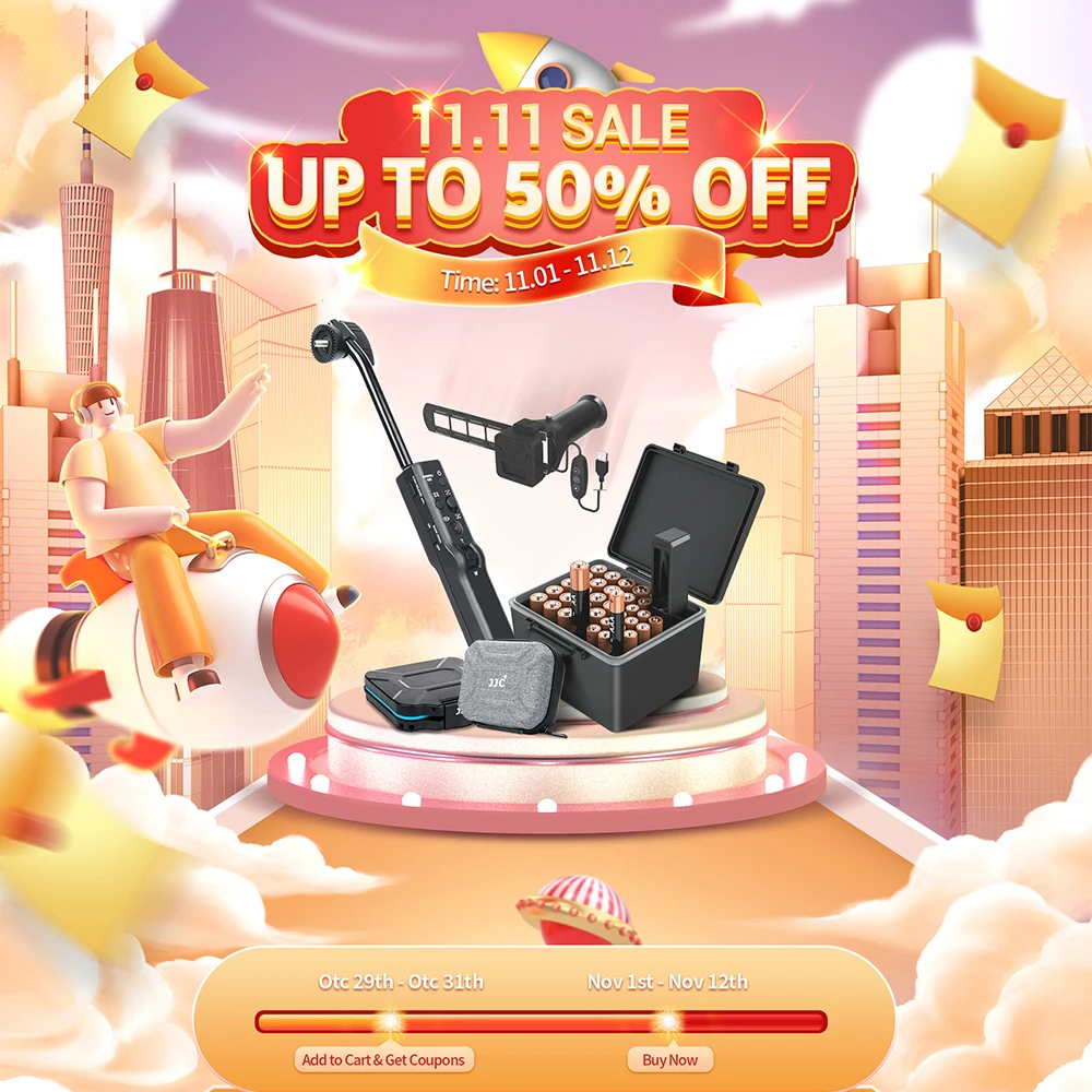 

JJC x【 11,11 sale】до 50% скидка 2022 11,1 до 11,12 полный магазин: $30-$3, $60-$6, $90-$9 [Добавить в корзину и получить больше купонов]