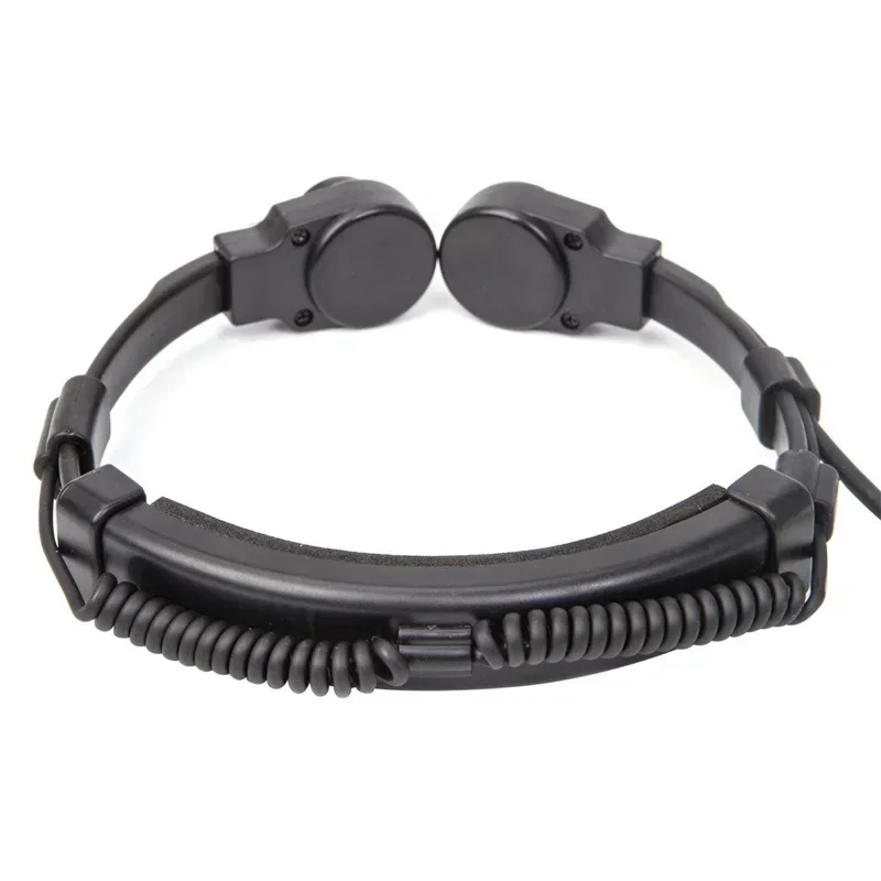 Телескопический сверхмощный тактический горло с вибрацией наушники гарнитура