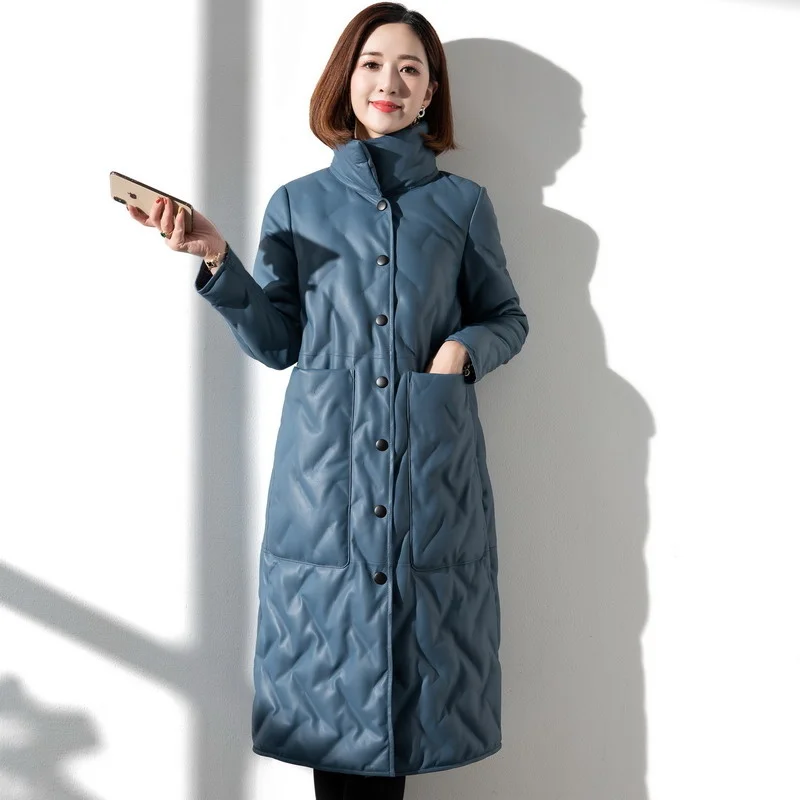 

Genuine Leather Real Jacket 100% Sheepskin Down Coat Female Autumn Winter Coat Women Clothes 2023 Warm Long Tops ZT4821